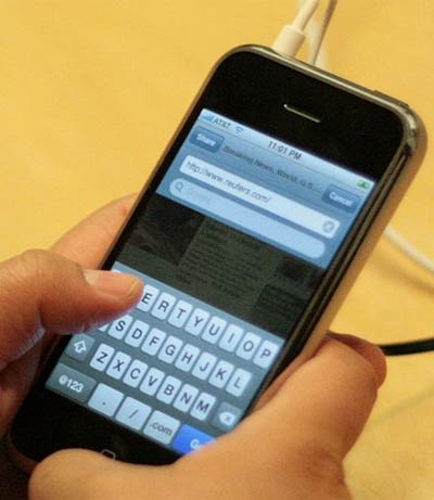 iPhone qwerty